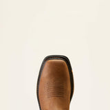 Ariat Big Rig Tread VentTEK Wide Square Toe  Work Boot in Earth, toe view