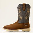 Ariat Activator VentTEK Wide Square Toe Steel Toe Work Boot in Alamo Brown, side view