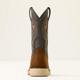 Ariat Activator VentTEK Wide Square Toe  Work Boot in Alamo Brown, heel view