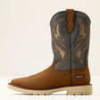 Ariat Activator VentTEK Wide Square Toe  Work Boot in Alamo Brown, side view