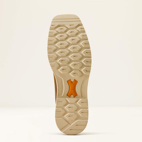 Ariat Activator VentTEK Wide Square Toe  Work Boot in Alamo Brown, sole view