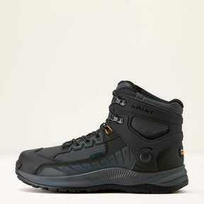 Ariat Outpace Shift 6" Waterproof Composite Toe Work Boot in Black, side view