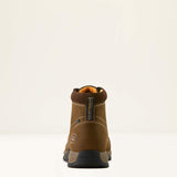 Ariat Edge Chukka 6" Composite Toe Work Boot in Dark Brown, heel view