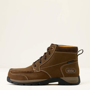 Ariat Edge Chukka 6" Composite Toe Work Boot in Dark Brown, side view