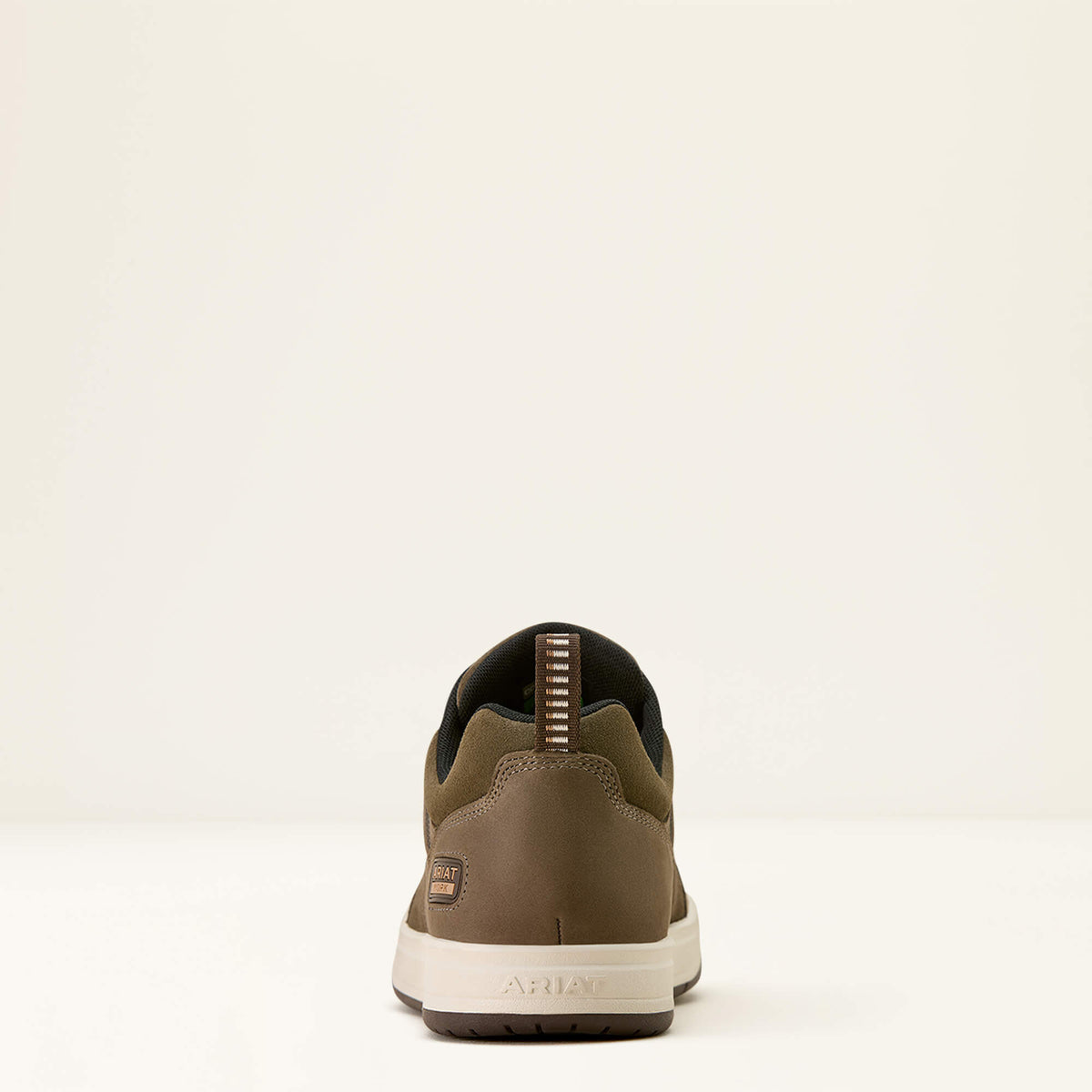 Ariat Outmatch Static Dissipative Composite Toe Work Shoe in Grey, heel view