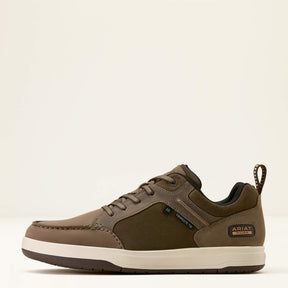 Ariat Outmatch Static Dissipative Composite Toe Work Shoe in Grey, side view