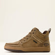 Ariat Outmatch Mid Composite Toe Work Shoe in Brown Bomber, side view