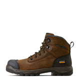 Ariat Turbo Duratread CSA 6" Waterproof Carbon Toe Work Boot in Rich Brown, side view
