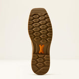 Ariat Activator Patriot Wide Square Toe  Work Boot in Alamo Brown, sole view