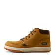 Ariat Outmatch Mid Composite Toe Work Shoe in Wheat, side view