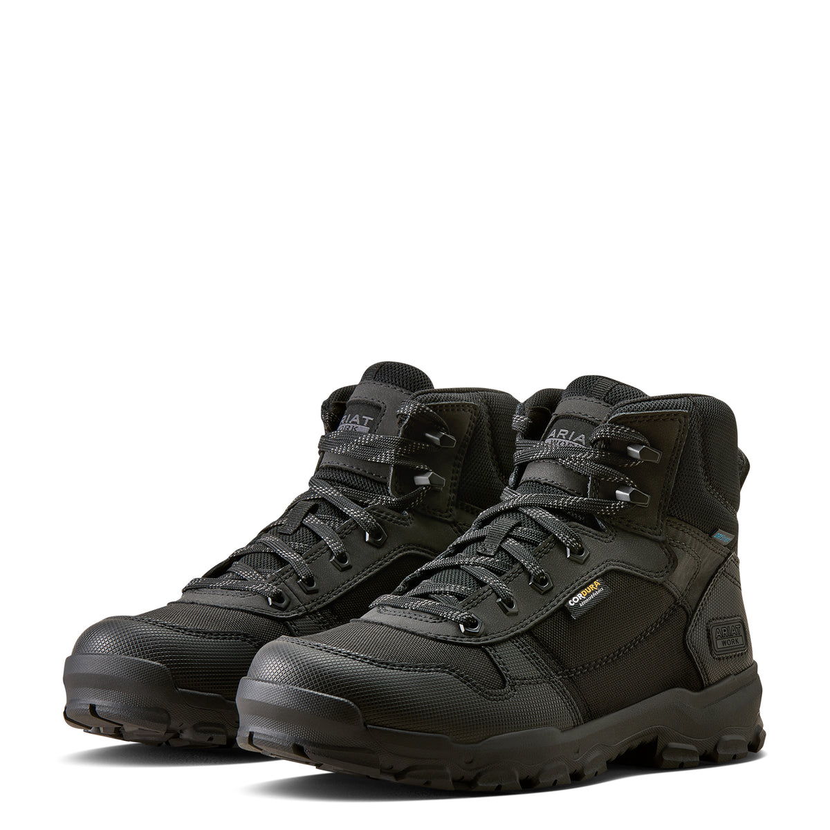Ariat Stryker Neo Waterproof  Work Boot in Black, pair view