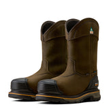 Ariat Stump Jumper Pull-On CSA Waterproof Insulated Composite Toe Work Boot in Iron Coffee, pair view