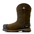 Ariat Stump Jumper CSA waterproof insulated composite toe work boot in Iron Coffee, style 10080340, side view
