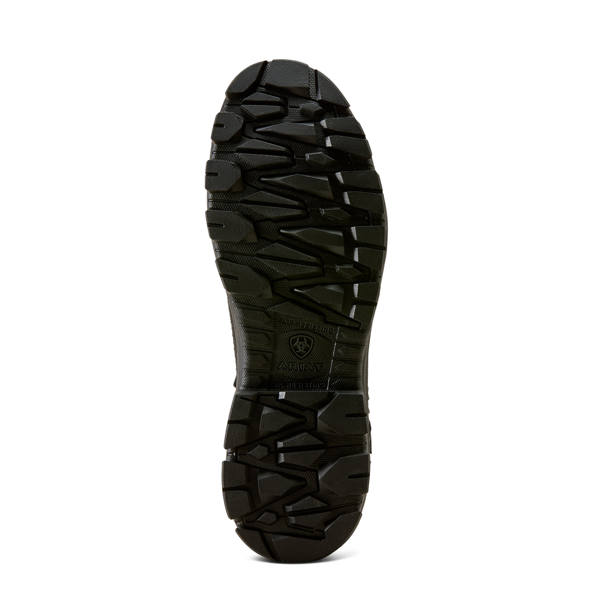 Ariat Stryker Neo Waterproof Composite Toe Work Boot in Black, sole view