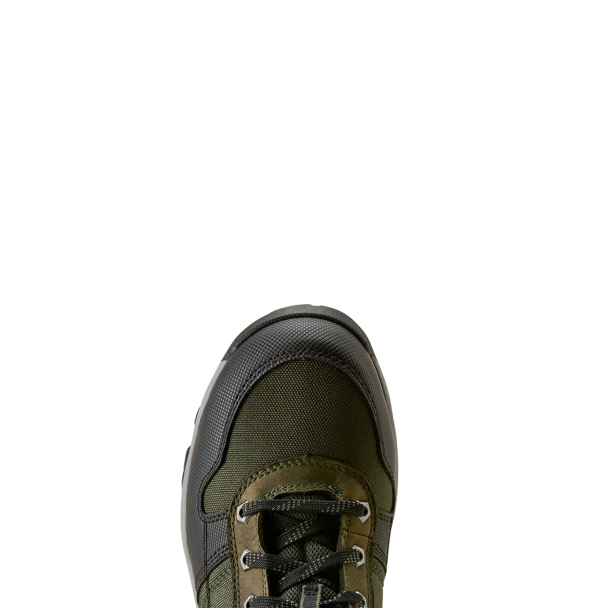 Ariat Stryker Neo Waterproof Composite Toe Work Boot in Burnt Olive, toe view