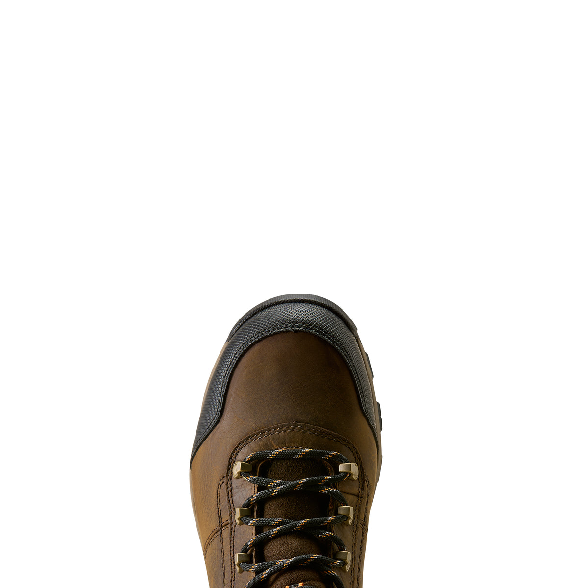 Ariat Stryker Neo 6" Waterproof Composite Toe Work Boot in Dark Brown, toe view
