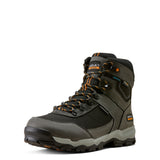Ariat Stryker Neo 6" Waterproof Composite Toe Work Boot in Oil Slick, three-quarter front view