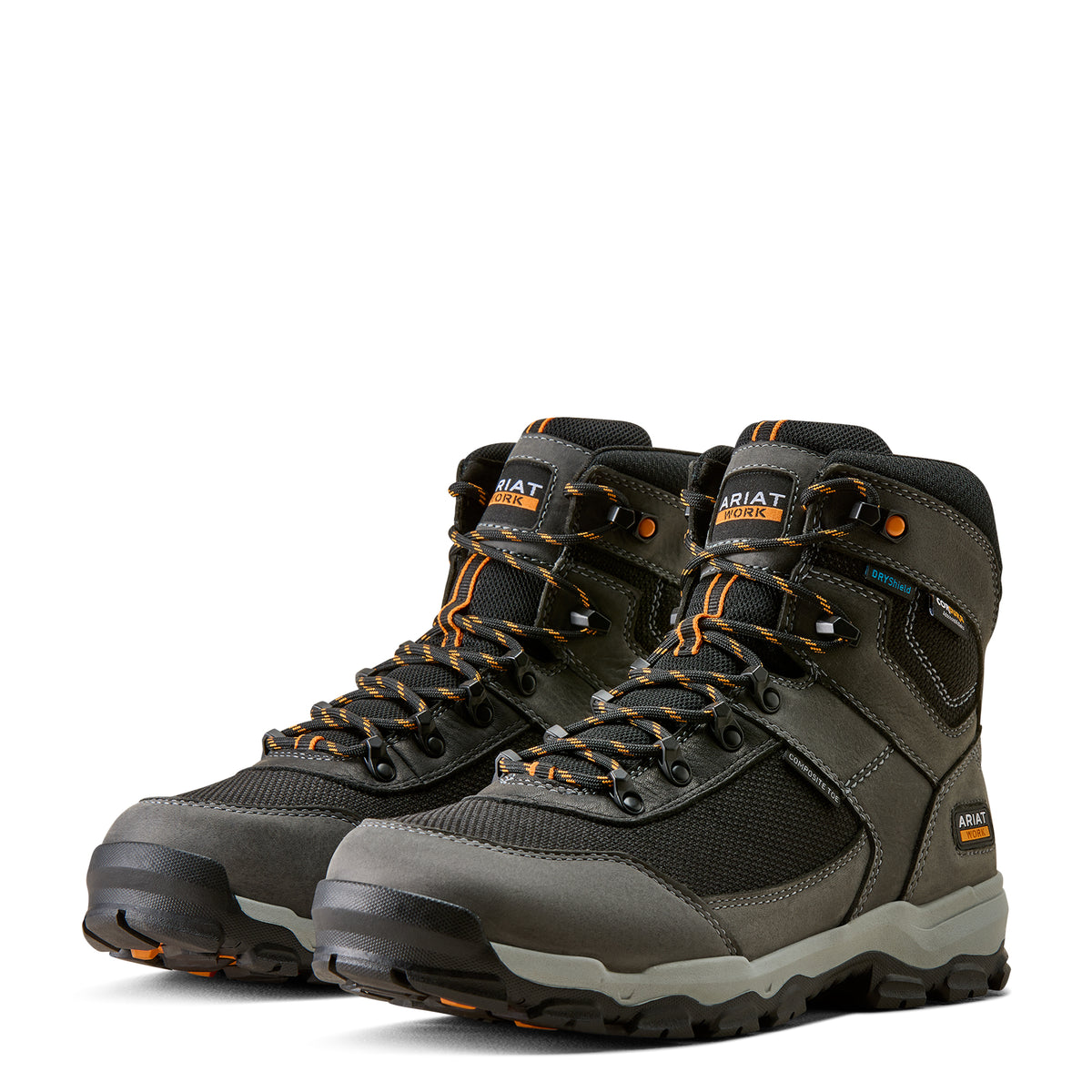 Ariat Stryker Neo 6" Waterproof Composite Toe Work Boot in Oil Slick, pair view