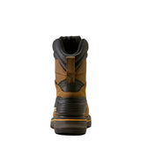 Ariat Stump Jumper 8" Waterproof Composite Toe Work Boot in Rye Brown, heel view