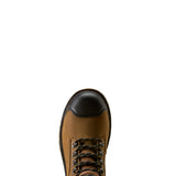 Ariat Stump Jumper 8" Waterproof Composite Toe Work Boot in Rye Brown, toe view