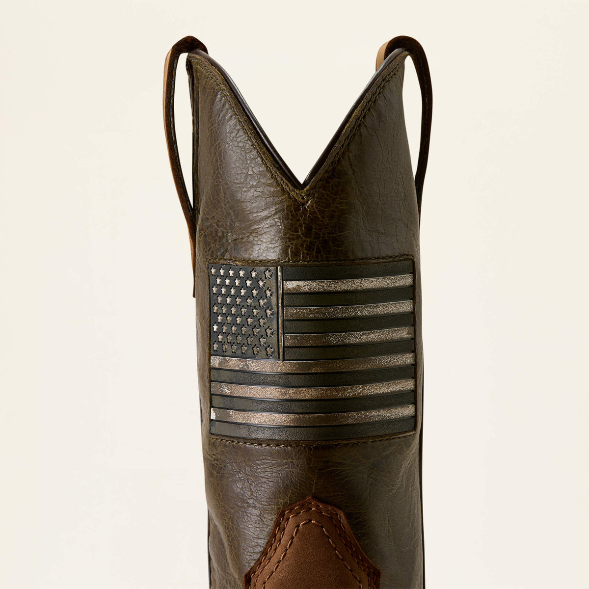 Ariat Activator Patriot Wide Square Toe Steel Toe Work Boot in Alamo Brown, additional view