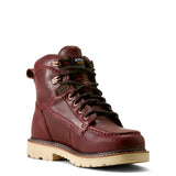 Ariat Rebar Lift Work Boot in Cranberry, medial view