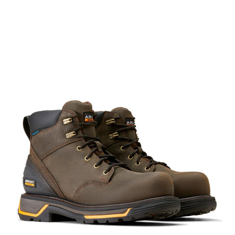 Ariat-Big Rig 6in Waterproof Work Boot Iron Coffee-10042551-Steel Toes-1