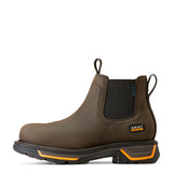 Ariat-Big Rig Chelsea Waterproof Work Boot Iron Coffee-10042545-Steel Toes-6