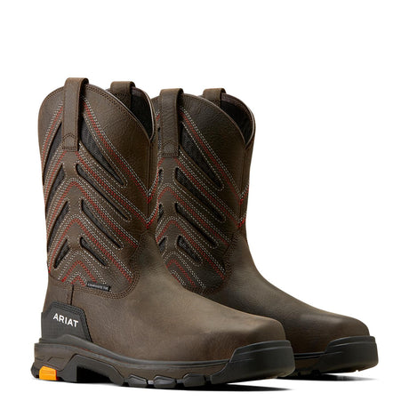Ariat-Intrepid VentTEK Composite Toe Work Boot Iron Coffee-10050830-Steel Toes-1