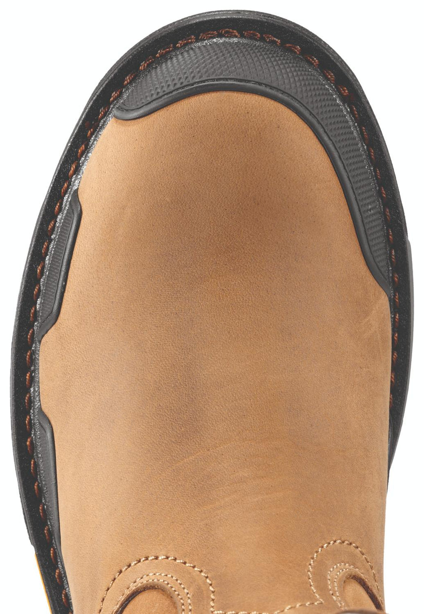 Ariat-OverDrive Pull-On Waterproof Composite Toe Work Boot Dusted Brown-10010901-Steel Toes-5