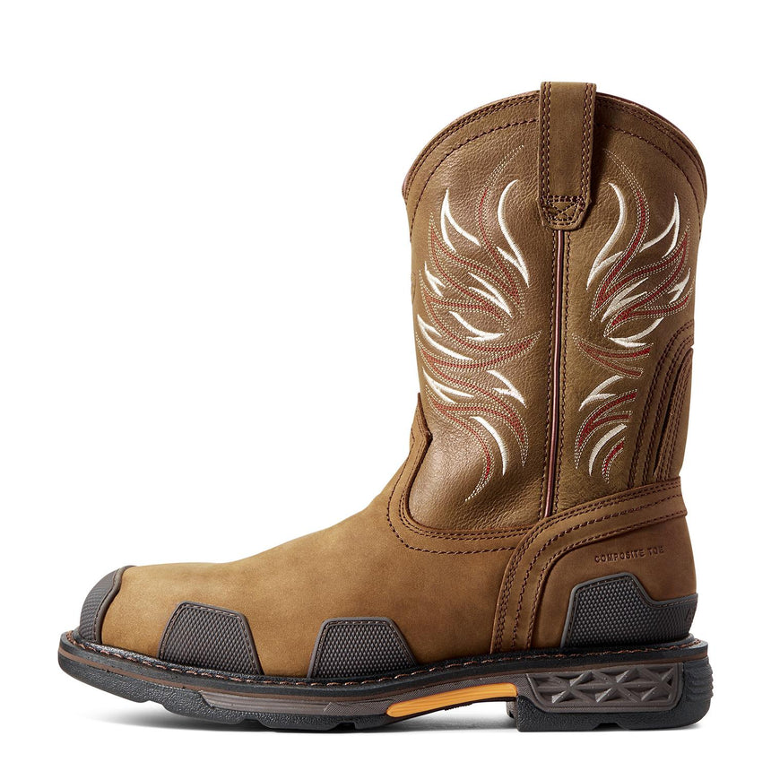 Ariat-OverDrive Wide Square Toe Composite Toe Work Boot Alamo Brown-10011933-Steel Toes-3