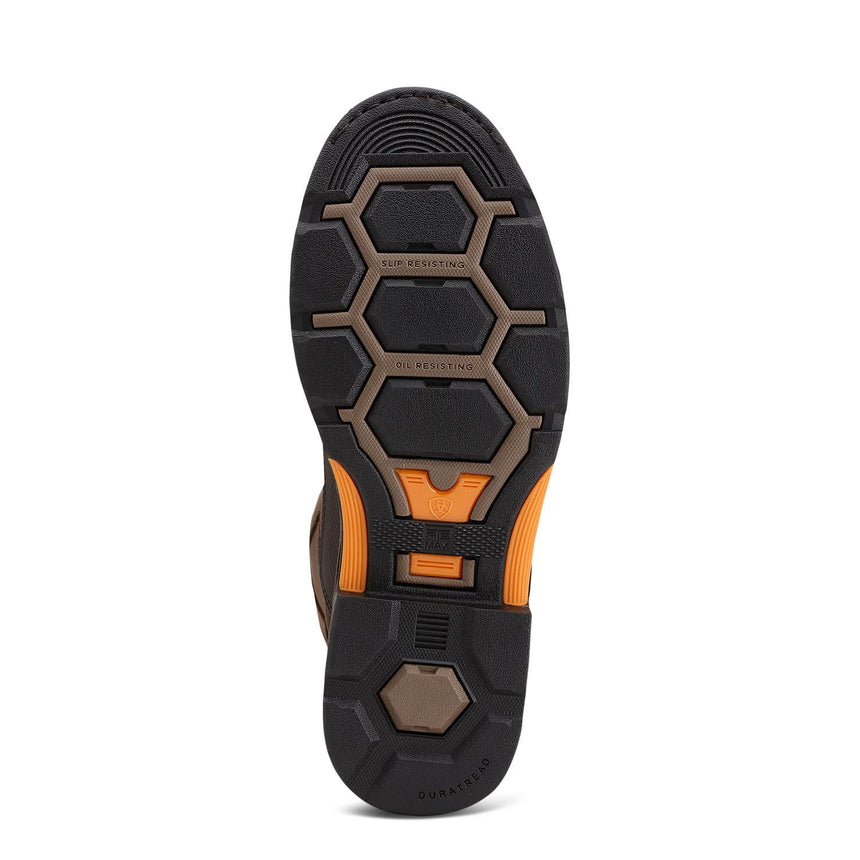 Ariat-OverDrive XTR Waterproof Composite Toe Work Boot Brown Cordura-10012942-Steel Toes-5