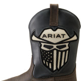 Ariat-Rebar Flex Western VentTEK Incognito Composite Toe Work Boot Iron Coffee-10040432-Steel Toes-3