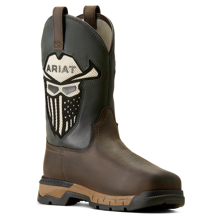 Ariat-Rebar Flex Western VentTEK Incognito Composite Toe Work Boot Iron Coffee-10040432-Steel Toes-5