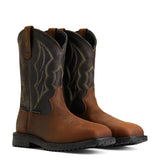 Ariat-RigTek Wide Square Toe Waterproof Composite Toe Work Boot Distressed Brown-10034156-Steel Toes-4