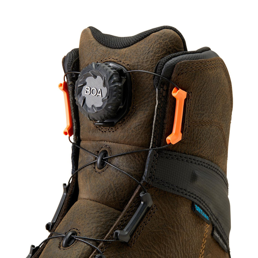 Ariat-Stump Jumper 8in BOA Waterproof Composite Toe Work Boot Iron Coffee-10048059-Steel Toes-3