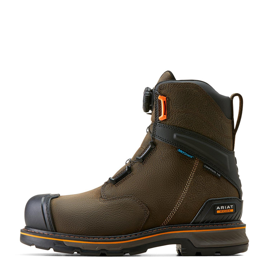 Ariat-Stump Jumper 8in BOA Waterproof Composite Toe Work Boot Iron Coffee-10048059-Steel Toes-6