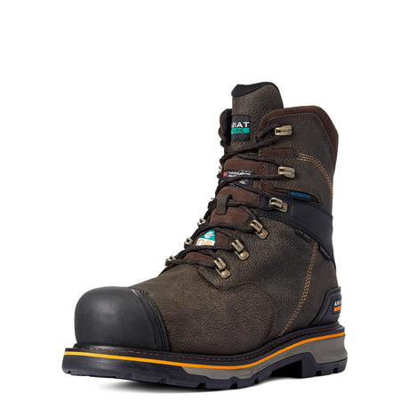 Ariat-Stump Jumper 8in CSA Glacier Grip Waterproof 600g Composite Toe Work Boot Iron Coffee-10038283-Steel Toes-1