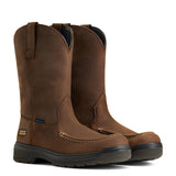 Ariat-Turbo Moc Toe Waterproof Work Boot Mocha-10040397-Steel Toes-5