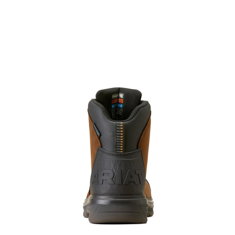 Ariat-Turbo Outlaw 6in CSA Waterproof Carbon Toe Work Boot Rich Brown-10045417-Steel Toes-2