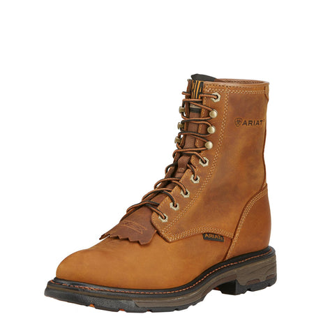 Ariat-WorkHog 8in Work Boot Aged Bark-10016266-Steel Toes-1
