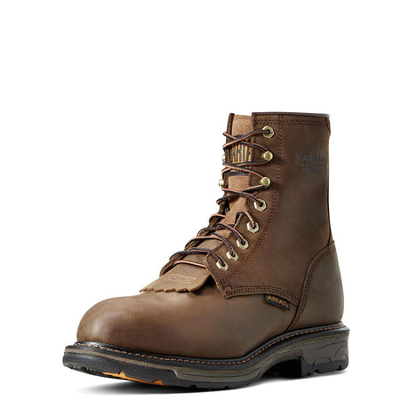Ariat-WorkHog 8in Waterproof Composite Toe Work Boot Oily Distressed Brown-10011943-Steel Toes-1