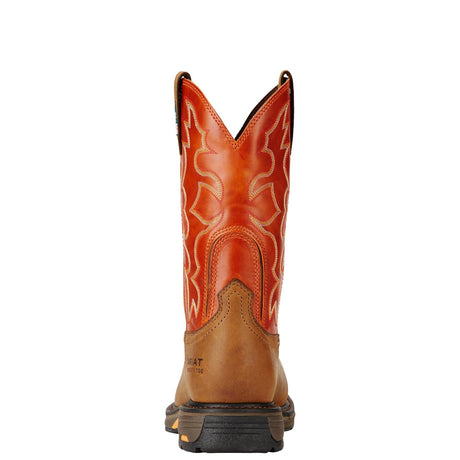 Ariat-WorkHog Wide Square Toe CSA Composite Toe Work Boot Dark Earth-10017170-Steel Toes-2