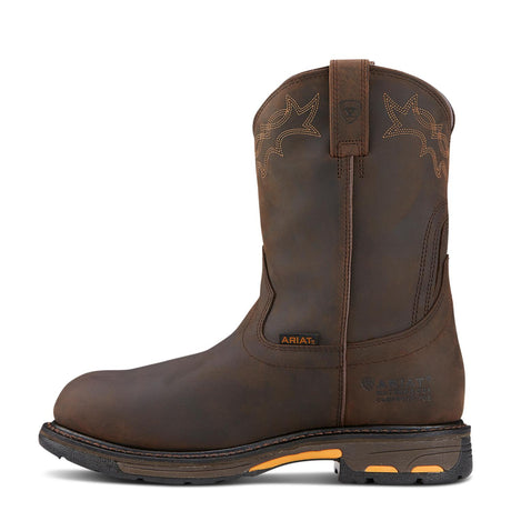 Ariat-WorkHog Waterproof Composite Toe Work Boot Oily Distressed Brown-10001200-Steel Toes-2