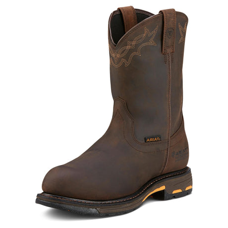Ariat-WorkHog Waterproof Composite Toe Work Boot Oily Distressed Brown-10001200-Steel Toes-1