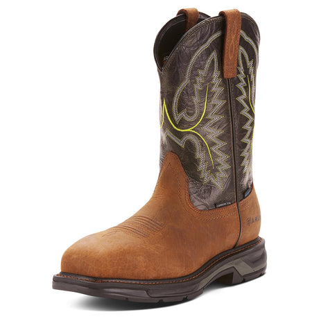 Steel-toes-WorkHog XT Wide Square Toe Waterproof Carbon Toe Work Boot Tumbled Bark-10024966-Steel Toes-1