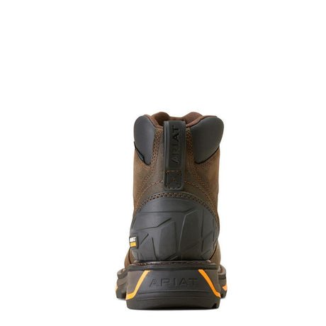 Ariat Big Rig 6 inch Composite-Toe Waterproof Work Boot Iron Coffee Heel
