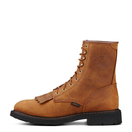 Ariat Cascade 8 inch Soft-Toe Boot Aged Bark Side