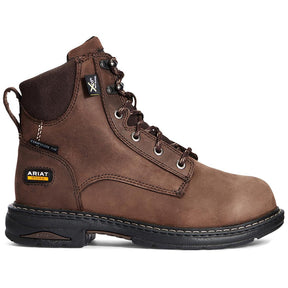 Ariat Casey 6" Women's MetGuard Composite Toe Work Boot - Brown Profile