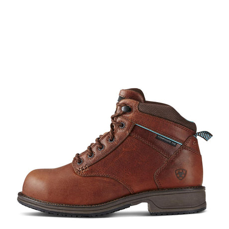 Ariat Casual Work Mid Lace SD Women's Composite Toe Work Boot - Brown Side